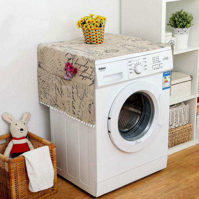 Single Door Refrigerator Cover Fabric Cover Towel Dust Cloth Refrigerator Cover Washing Machine Dust Cover Cover Towel