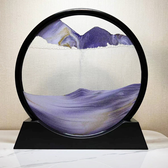 Creative Decoration Decompression Art Hourglass Home Quicksand Painting