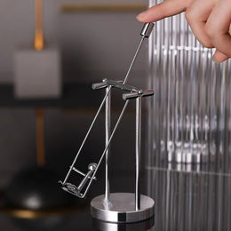 Creative Balance Pendulum Metal Tumbler Iron Man Ornament Event Gift Student Graduation Gift