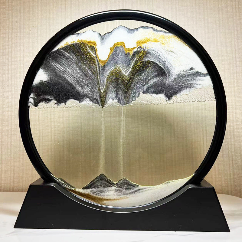 Creative Decoration Decompression Art Hourglass Home Quicksand Painting