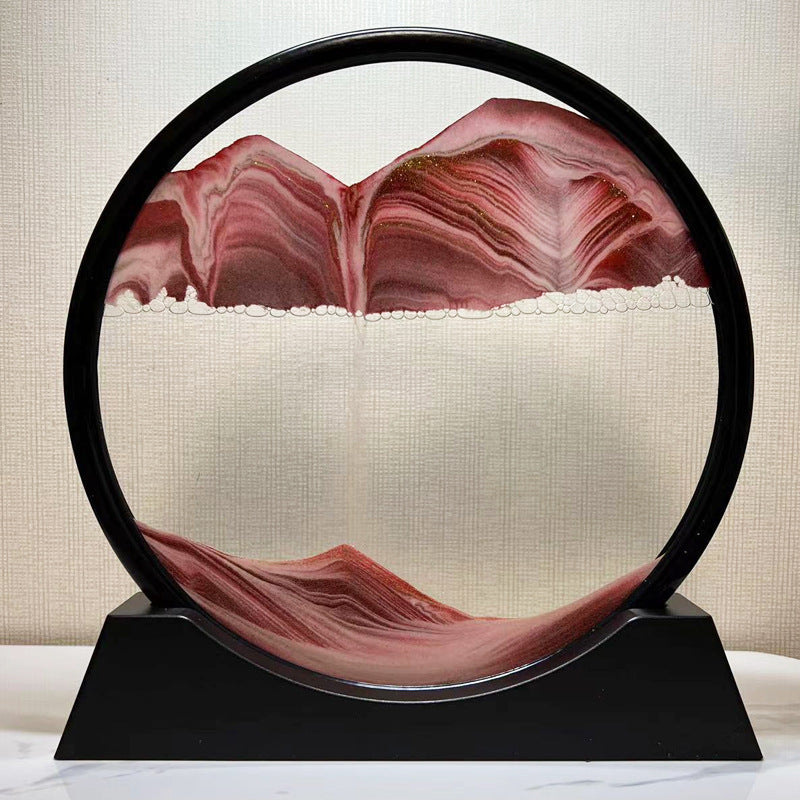 Creative Decoration Decompression Art Hourglass Home Quicksand Painting