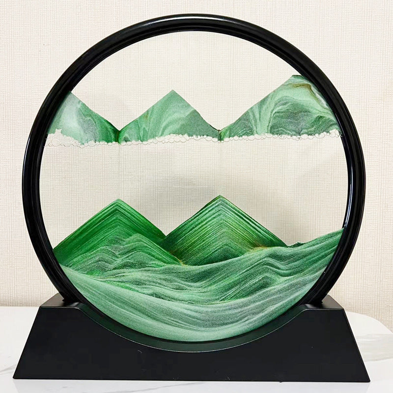 Creative Decoration Decompression Art Hourglass Home Quicksand Painting