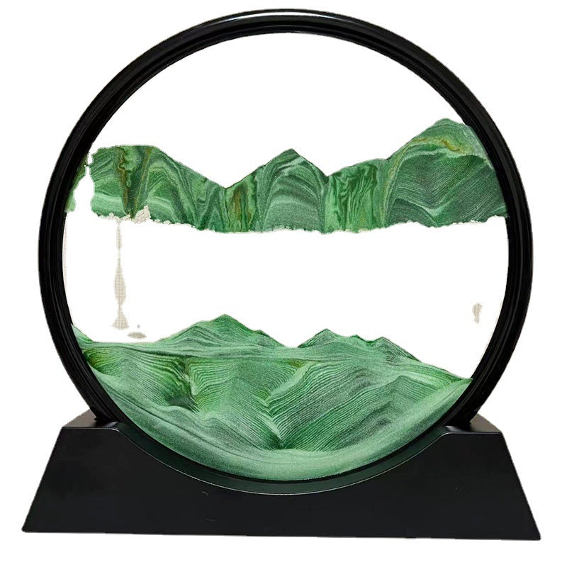 Creative Decoration Decompression Art Hourglass Home Quicksand Painting